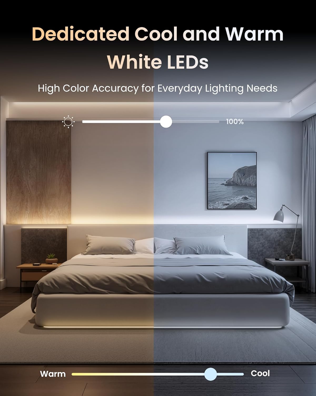 SwitchBot LED Strip Light 5M Work with Alexa, 72 LEDs/m, Matter LED Lights Compatible with Apple Home, Google Home, 16 Million Colors, Music Sync, DIY Color Changing RGB Lights for Bedroom, Party, TV
