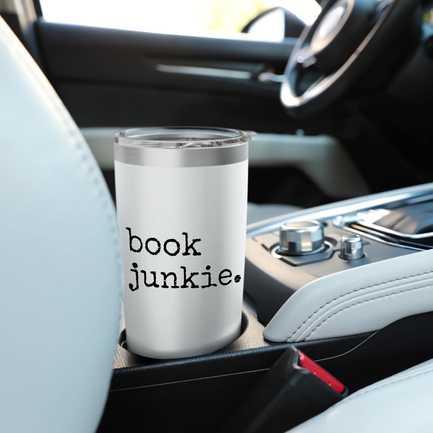 Book Junkie Reading Stainless Steel Insulated Tumbler