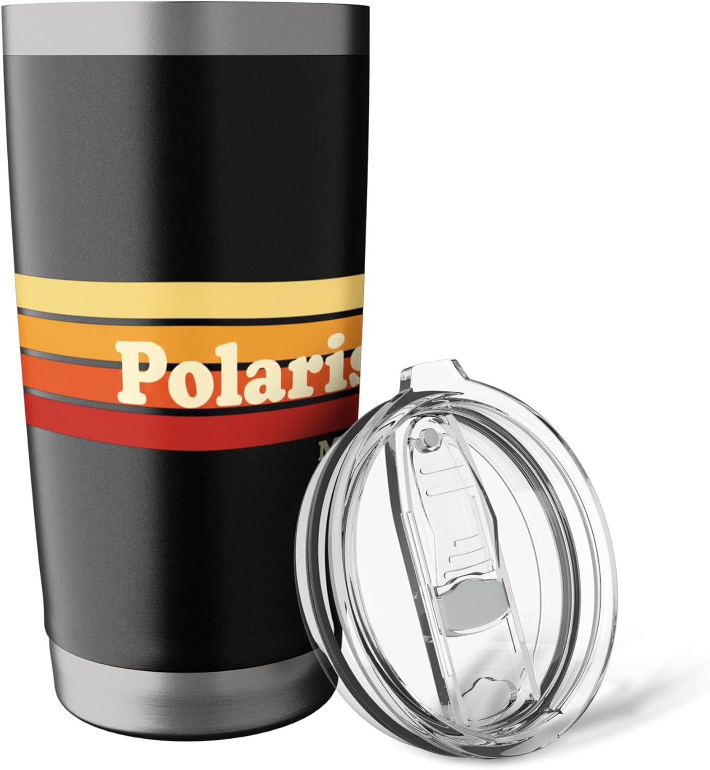 Polaris Mont Retro Montana Kids Vintage Stripes State Pride Stainless Steel Insulated Tumbler