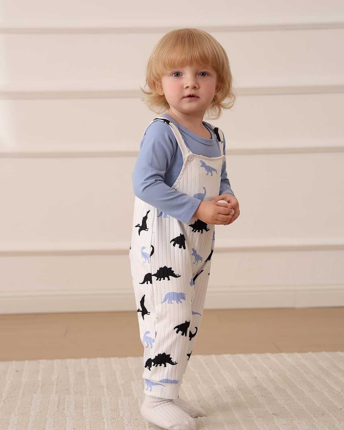 NZRVAWS Newborn Baby Boy Clothes Outfits Infant Stripe Animal Romper Cute Denim Jeans Jumpsuit Overalls 0-18 Months