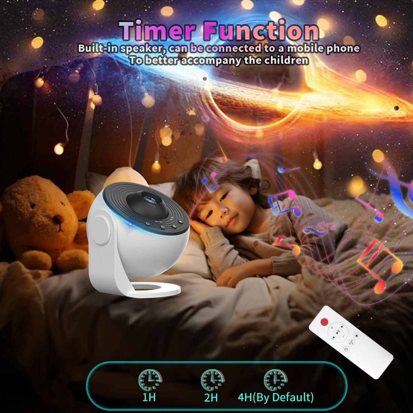 Planetarium Star Projector,FLEVO Galaxy Projector,Realistic Starry Sky Night Light with 13 HD Galaxy Discs,for Kids Bedroom Ceiling Home Living Room Decor Birthday Gifts (Bluetooth Version)