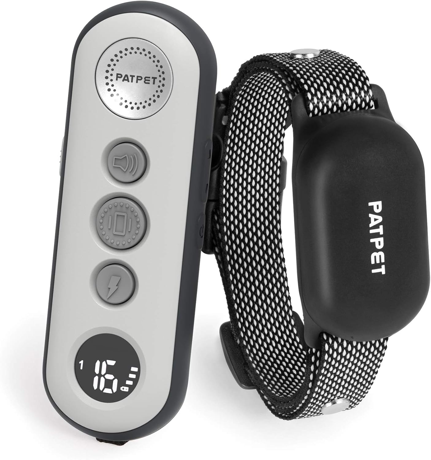 PATPET Dog Training Collar with Remote - Electric Dog Shock Collars for Small Medium Large Dogs, 3 Adjustable Safe Modes Rechargeable Waterproof E Collar for Dogs (8-120 lbs)