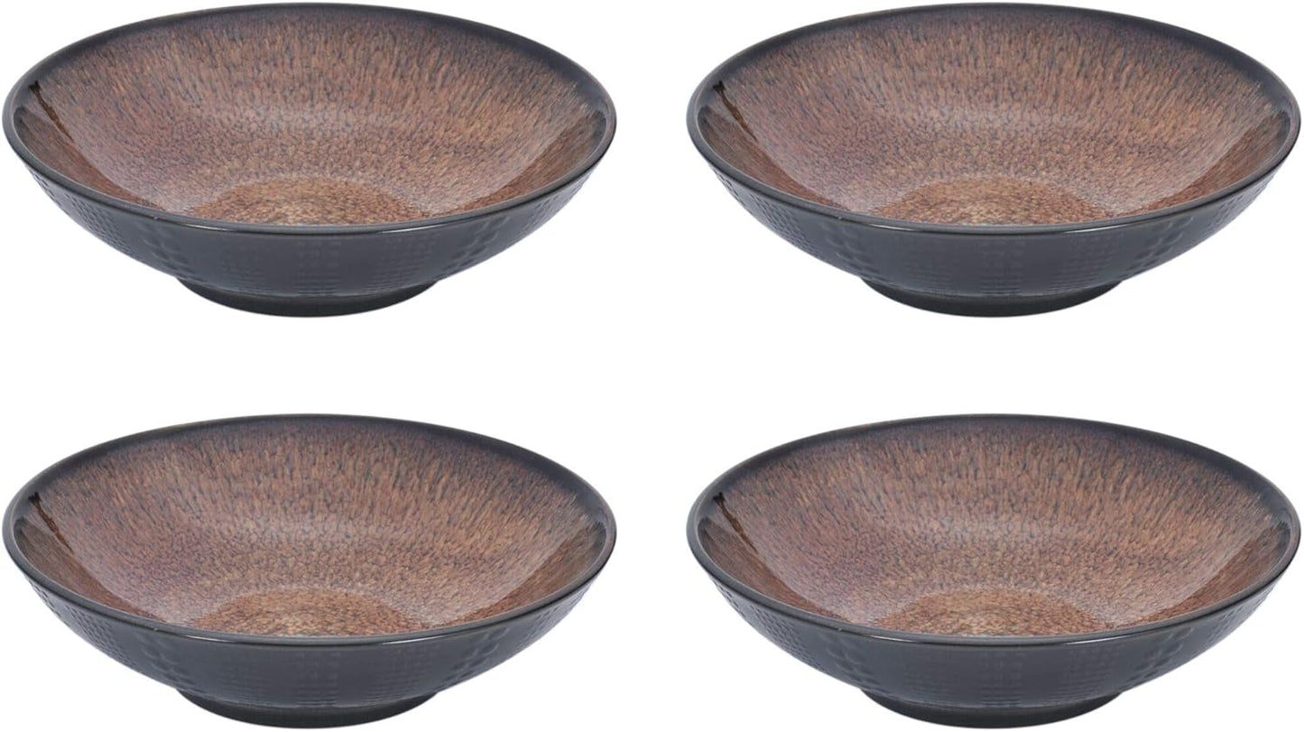 Mikasa Gourmet Basics Verona 16-Piece Stoneware Dinnerware Set, Service for 4, Includes Dinner Plates, Salad Plates, Soup Bowls and Mugs, Dishwasher and Microwave Safe