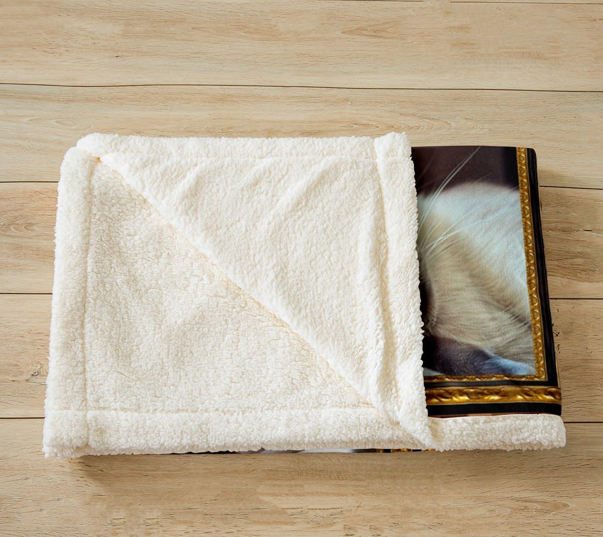 Feelyou Siamese Fleece Throw Blanket for Bed Sofa Couch Cute Cat Plush Blanket Throw 50"x60" Kawaii Kitten Sherpa Blanket Gift for Siamese Lover Fuzzy Blanket Flannal Blanket