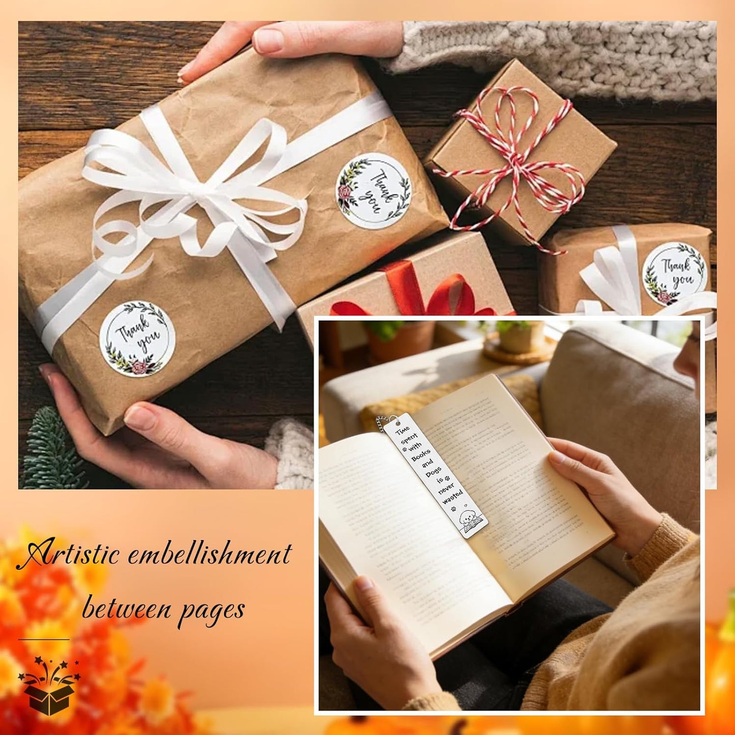 Dog Bookmark Metal Cute Bookmarks for Women Book Accessories for Reading Lovers Gifts for Dog Lovers Friends Teachers Animal Bookmarks Book Lovers Gifts