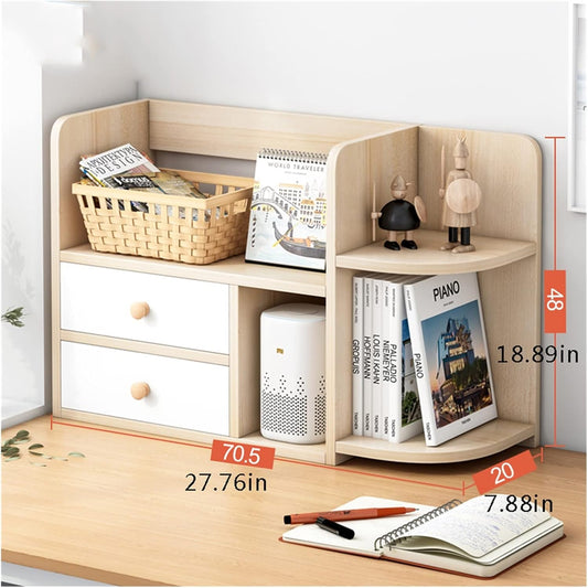 Bookshelf Industrial Bookshelf Narrow Modern Wood Bookcase Small Storage Shelf Unit with Frame for Home Office Bookcase Storage Rack