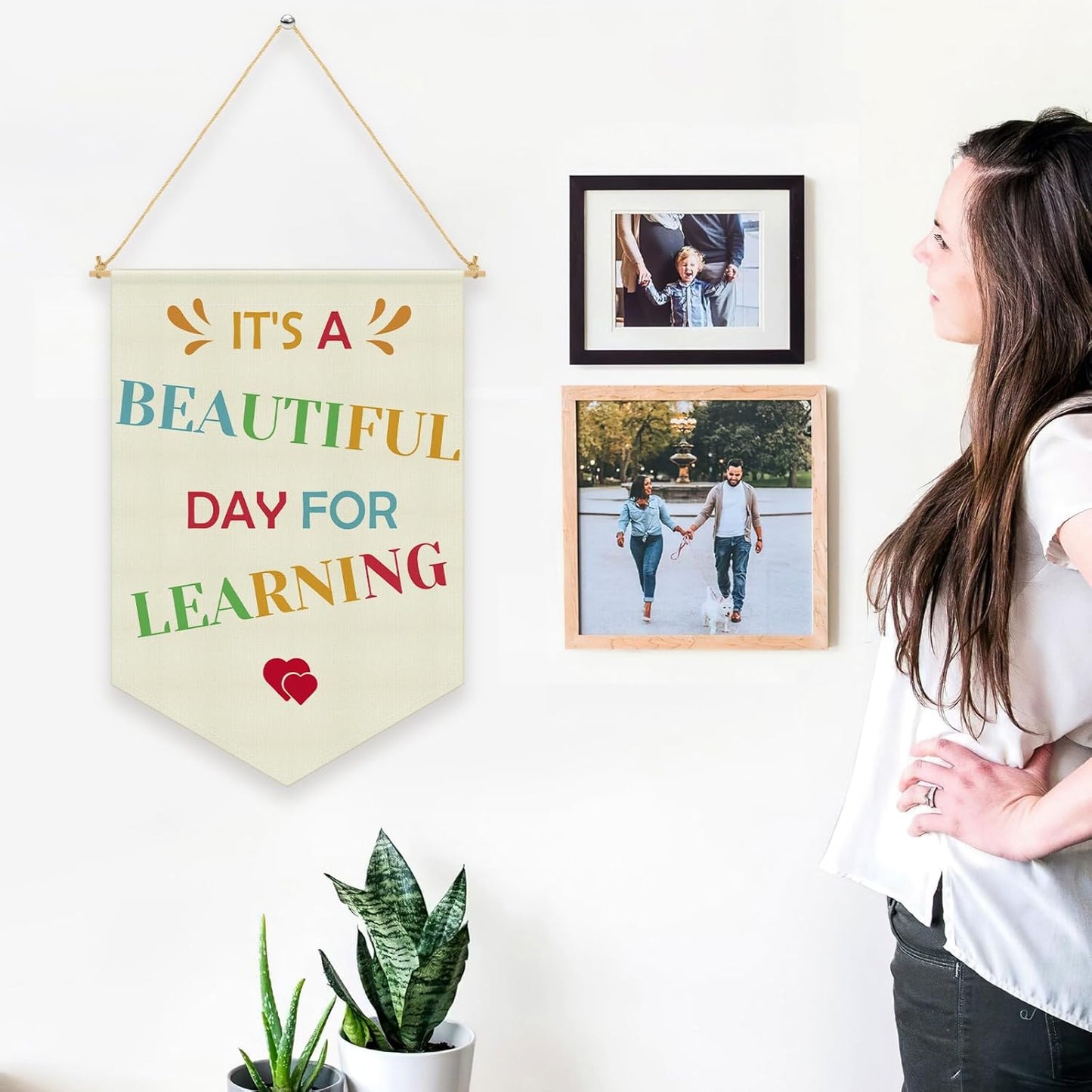 Classroom Nursery Decor Reading Room Sign Hanging Pennant Flag Banner Teacher Appreciation Gifts Inspirational Wall Decor for Toddler Girls Boys Bedroom Nursery Playroom Homeschool Preschool