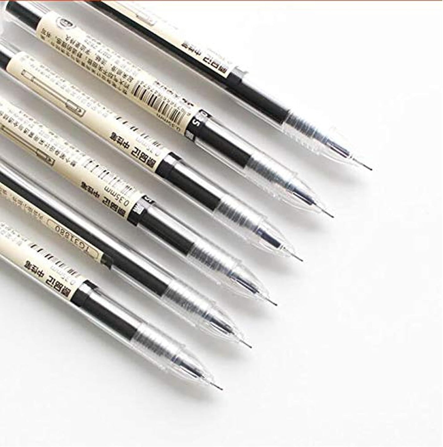 BEMLP Gel Ink Pen Japanese Style Liquid Ink Rollerball Pens Quick Drying 0.35mm Ultra Fine Point Ballpoint Maker Pen Premium for Office School Stationery Supply,12 Pcs/Set, Black