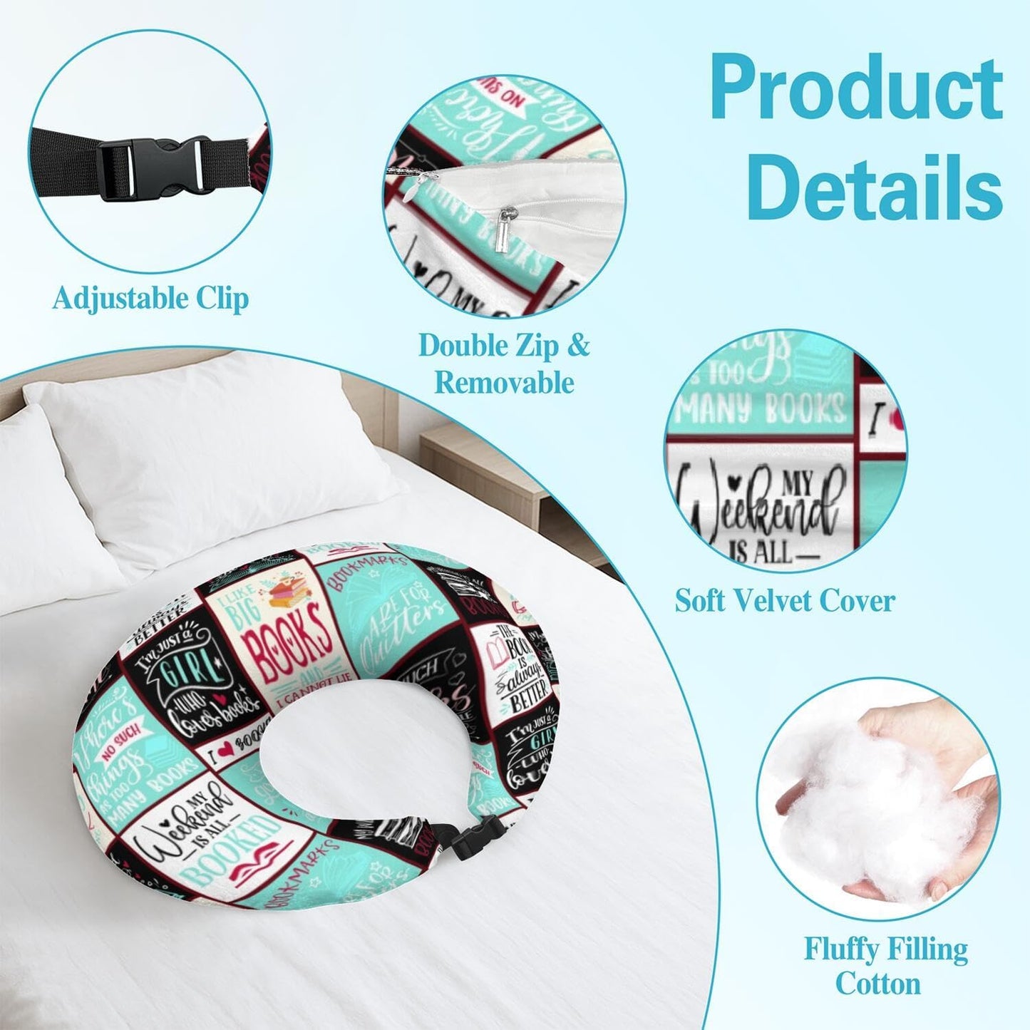 Queen Hero Lap Pillow for Reading & Gaming Lap Desk Pillows for Crocheting & Crafting with Elbow & Arm Support Cushion for Ergonomic Use on Bed and Couch