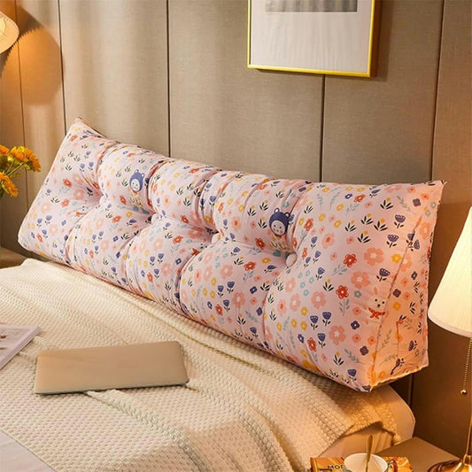 Reading Pillow, Adults Perfect Back Support Cushion Bed Wedge Large Adult Backrest Lounge Cushion with Pockets Bed Rest Pillows(D,180CM)