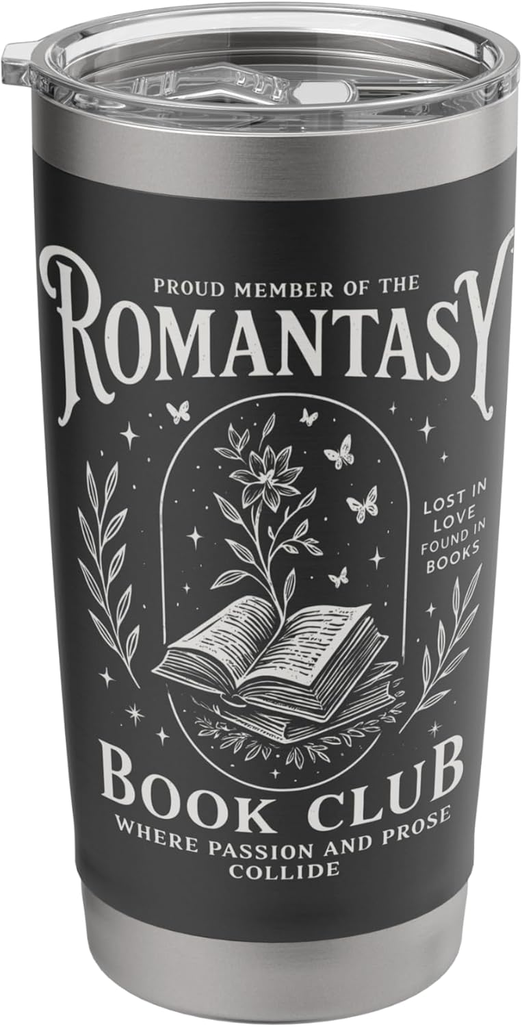 Passionate Reader Romantasy Bookish Stainless Steel Insulated Tumbler