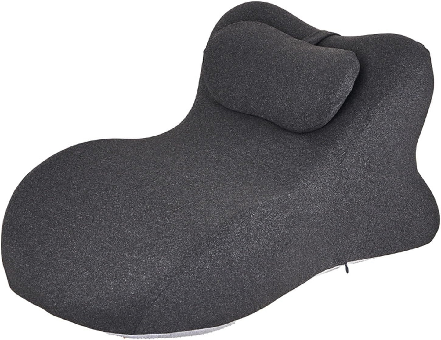 27° Angle Perfect Position Ergonomic Memory Foam Wedge Pillow, Provides Waist and Neck Contoured Support (Dark Gray)