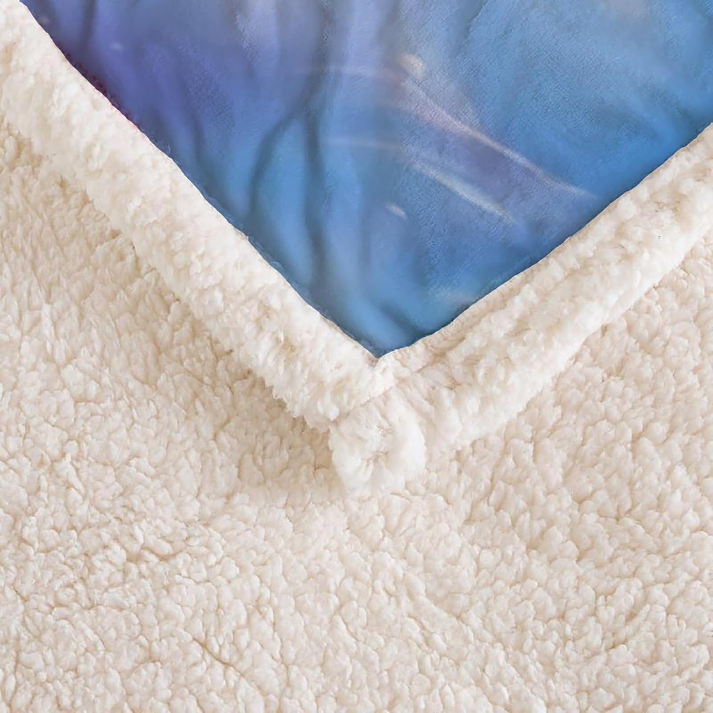 AILONEN Cartoon Rainbow Seahorse Sherpa Fleece Throw Blanket,Ocean Animal Floral Sherpa Blankets for Kid Teen Girls,Colorful Bubble Blanket for Bed Sofa Couch Decor,Soft and Cozy, 59 x 47 Inches