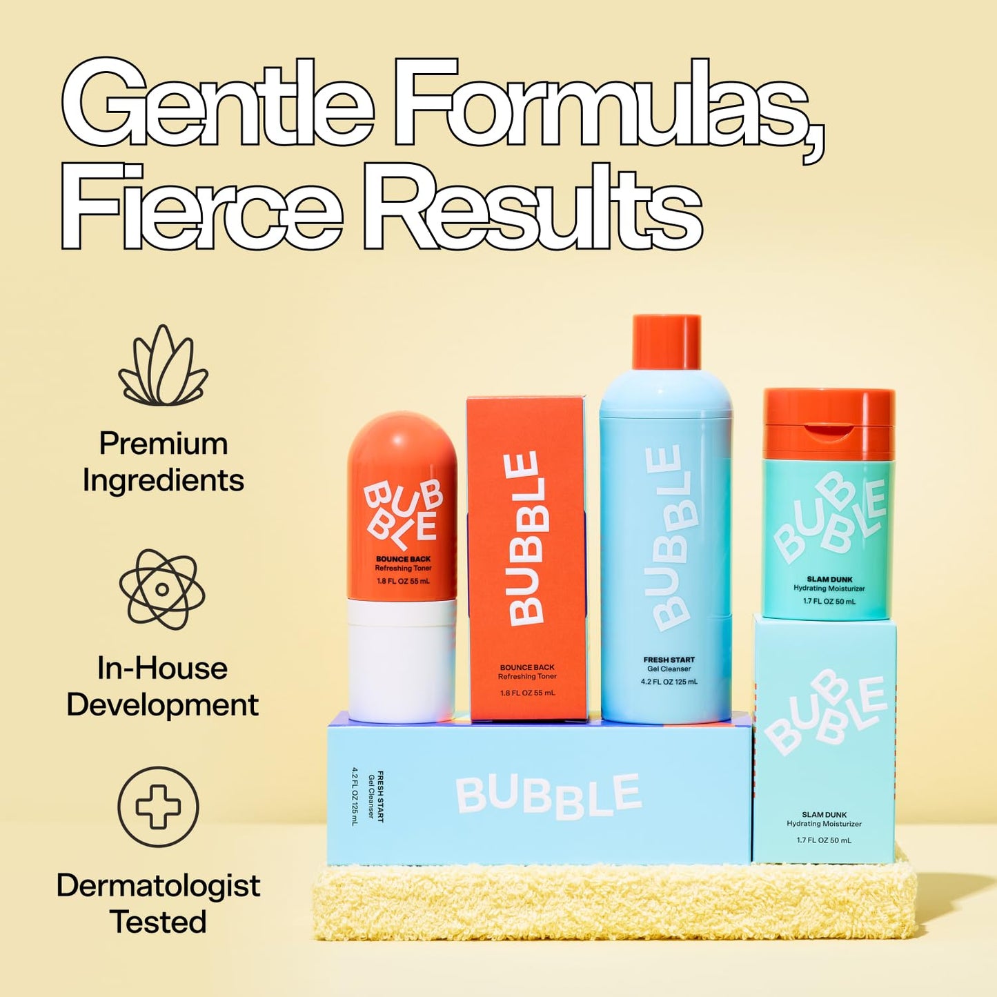 Bubble Skincare Bounce Back Hydrating Toner Spray - Balancing + Pore Minimizing Toner for Face - Face Refreshing Spray With Niacinamide to Help Even and Mattify Oily Skin - Travel Size Skincare (55ml)