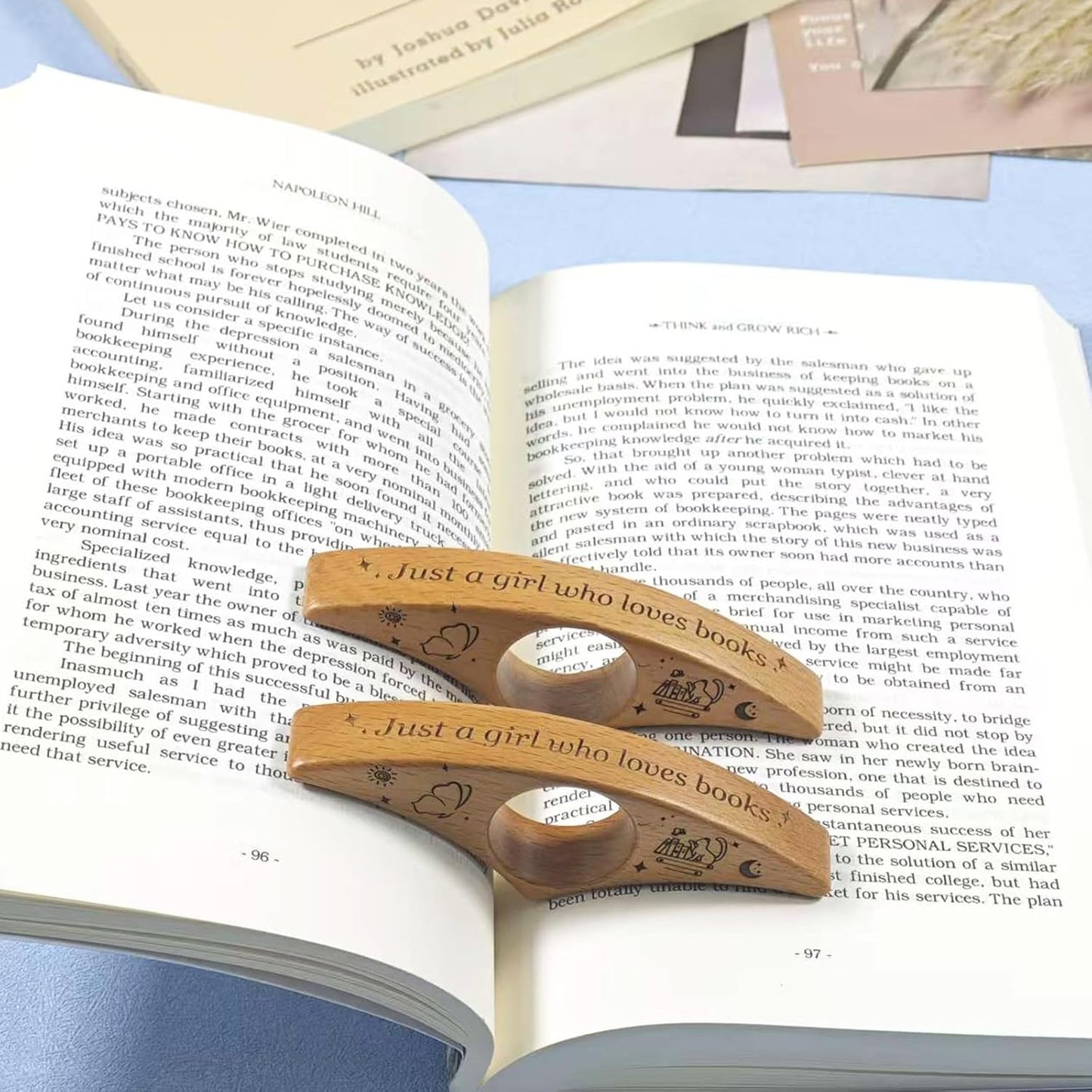 Personalization Thumb Book Page Holder, Book Holder Thumb Gifts for Readers, Reading Accessories for Lovers, Gifts for Friends, Birthday for Teachers