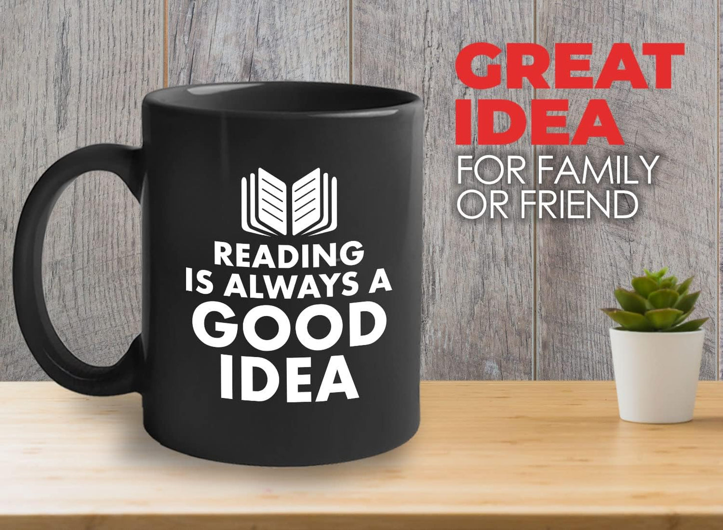 Book Lover Coffee Mug 11oz Black - reading is - Literary librarian Literature Bookworm Historian Public Library Curator Bibliophile Bibliolater
