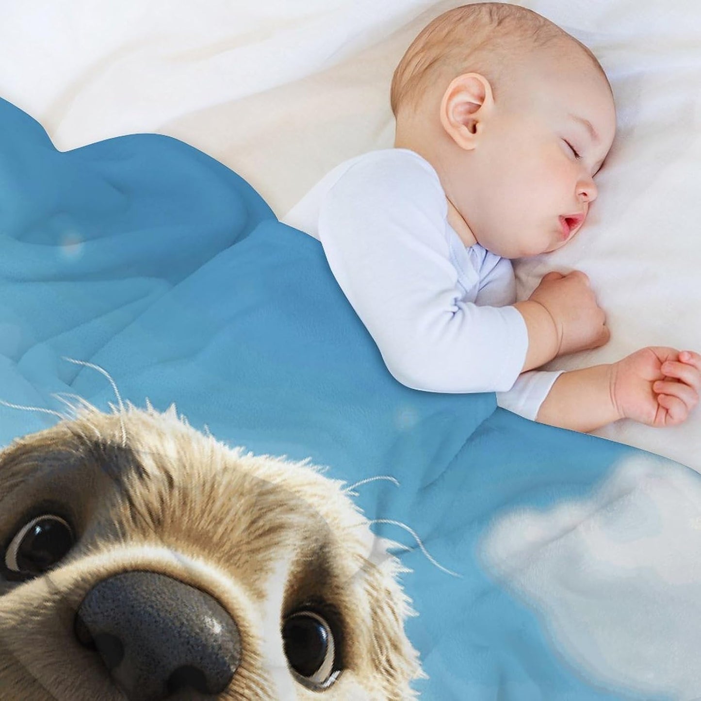 Lovely Sea Otter Print Throw Blanket for Couch Super Soft Warm Lightweight Throw Blankets Cozy Flannel Bed Blanket Cute Decorative Blankets for All Seasons Home Decor Gift 60"*80"（150 * 200cm）