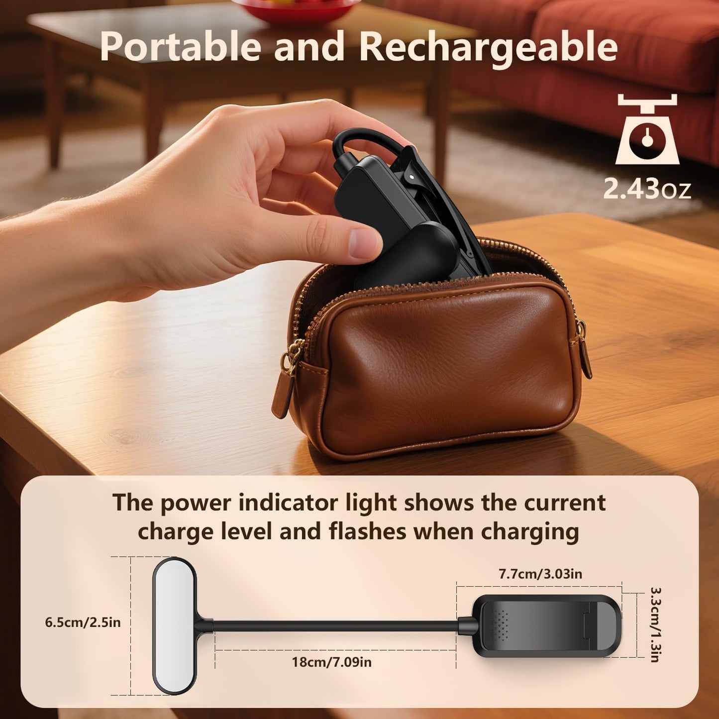20 Led Book Light Clip On, USB Rechargeable Reading Light, Eye Caring 3 Color Temperatures, Adjustable Brightness, Portable, Sturdy Clamp Light Suitable for Traveling and People Studying Etc.