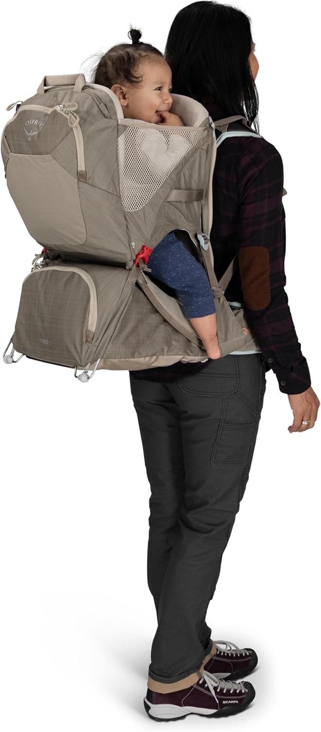 Osprey Poco LT Lightweight Child Carrier Backpack - Compact, Travel-Ready Kid Carrier with Sunshade and Adjustable Fit - Lightweight, Comfortable Hiking Carrier for Toddlers