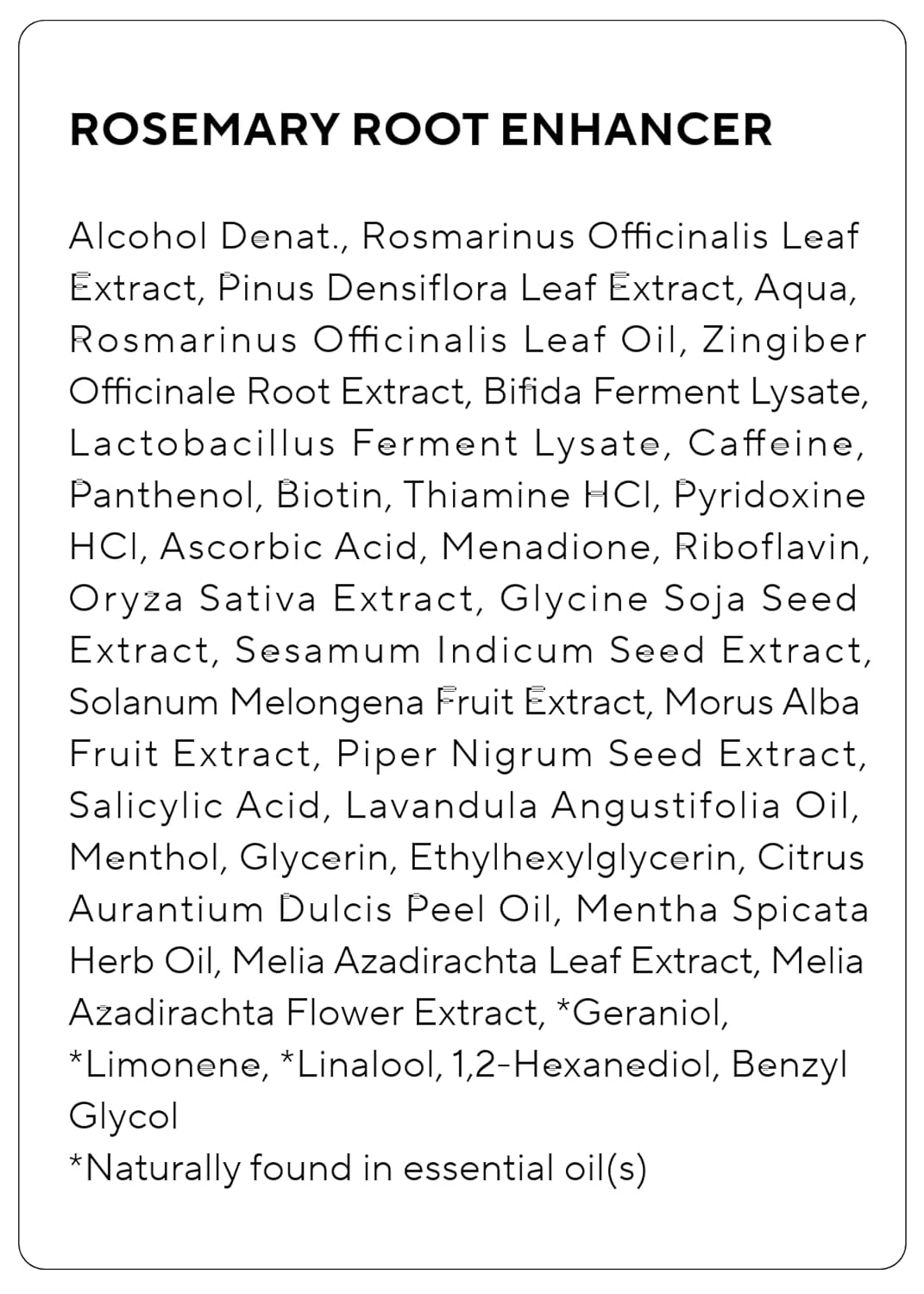 AROMATICA Root Enhancer Rosemary water spray for hair growth - with rosemary oil & caffeine & biotin - Korean hair care for hair thinning & hair loss - free from silicone, paraben and sulfate