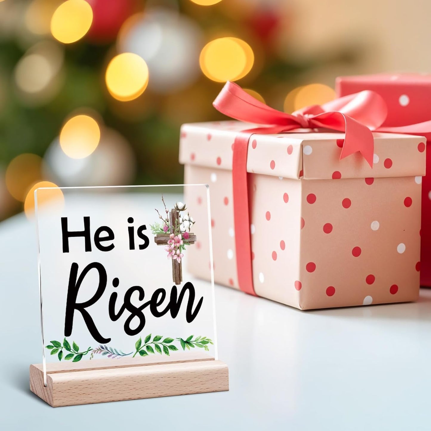 Christian Inspirational Desk Decor Bible Verse Desk Decorative Sign Religious Bible Verse Gifts for Man Spiritual Gift Catholic Encouragement Gift for Coworker Son Boys Spiritual Faith Birthday Decor