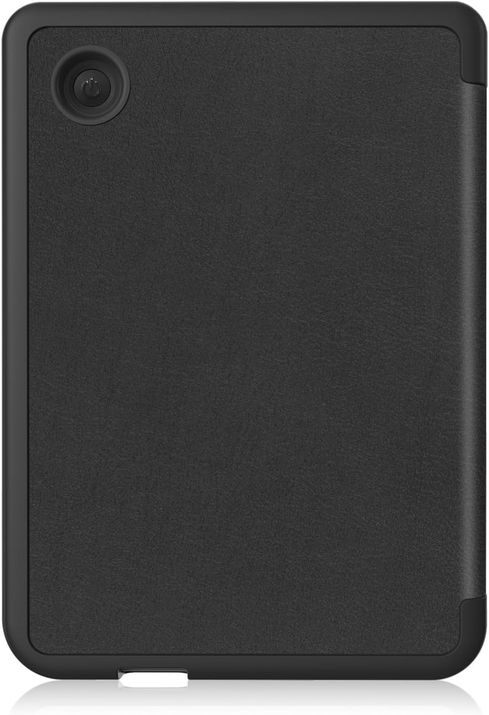 Case for Kobo Clara Colour 6.0 inch 2024 Released, with Auto Sleep/Wake, Soft TPU Matte Back Cover, Slim Lightweight Shell Protective Smart Cover for Kobo Clara BW 6” Case -Black