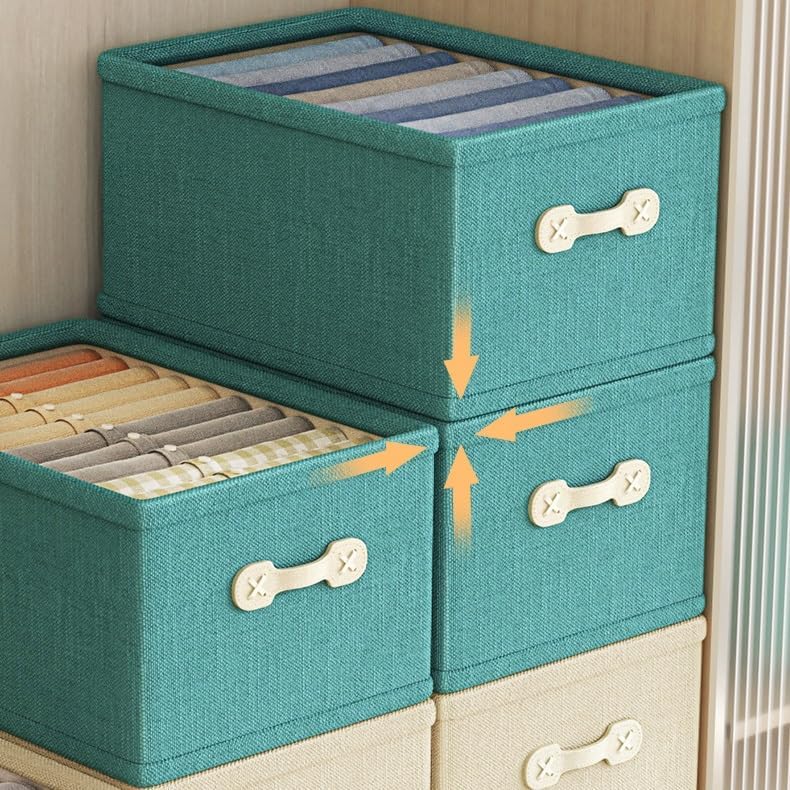 Household Clothing Pants Storage Box Foldable Large Capacity T-Shirt Sweater Wardrobe