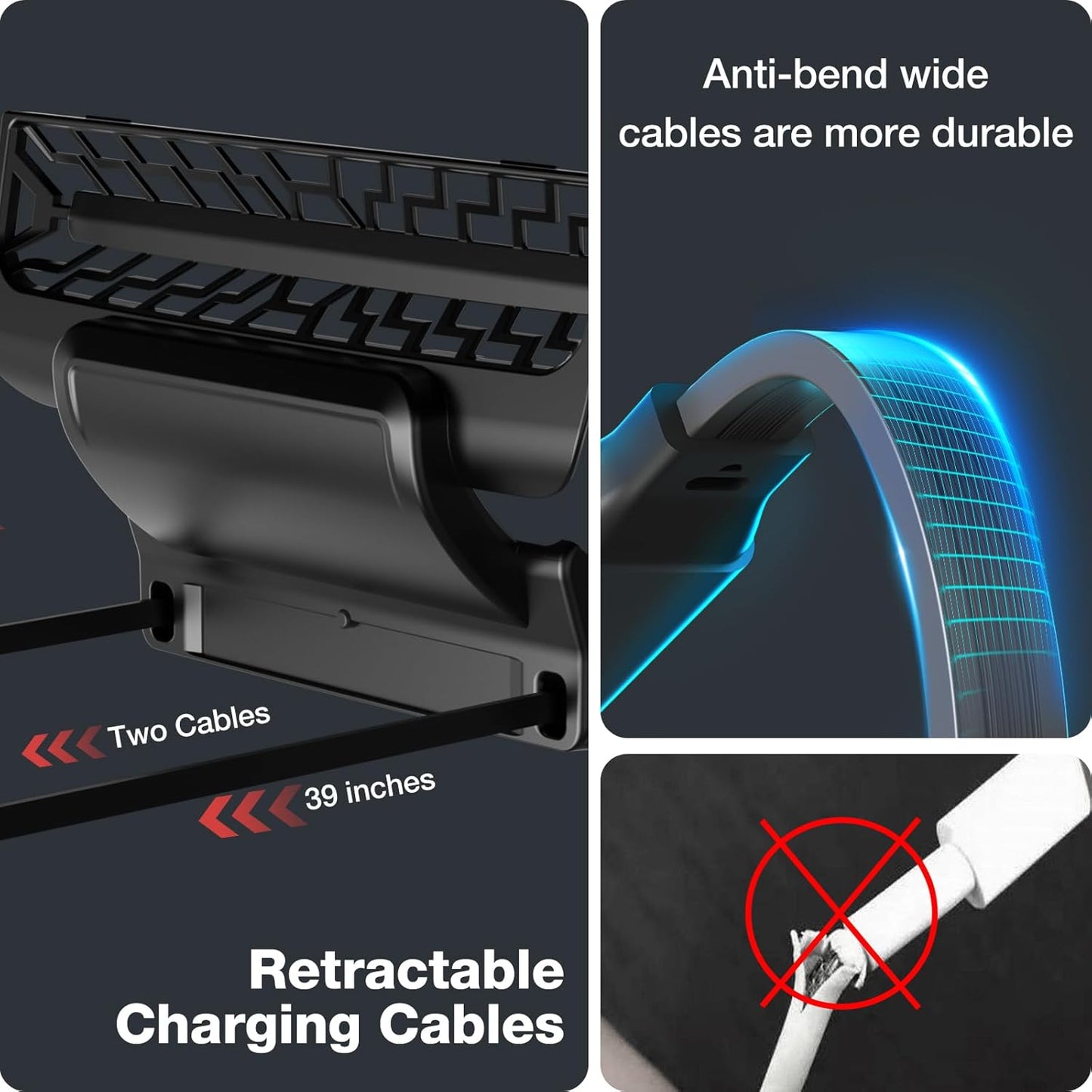 Retractable Center Console USB Hub for Model 3 Highland 2024 / Model Y Juniper 2025, THELIFELICIOUS Car Phone Charger Suitable for Updated Model 3/Y Accessories Fast Charging Docking Station