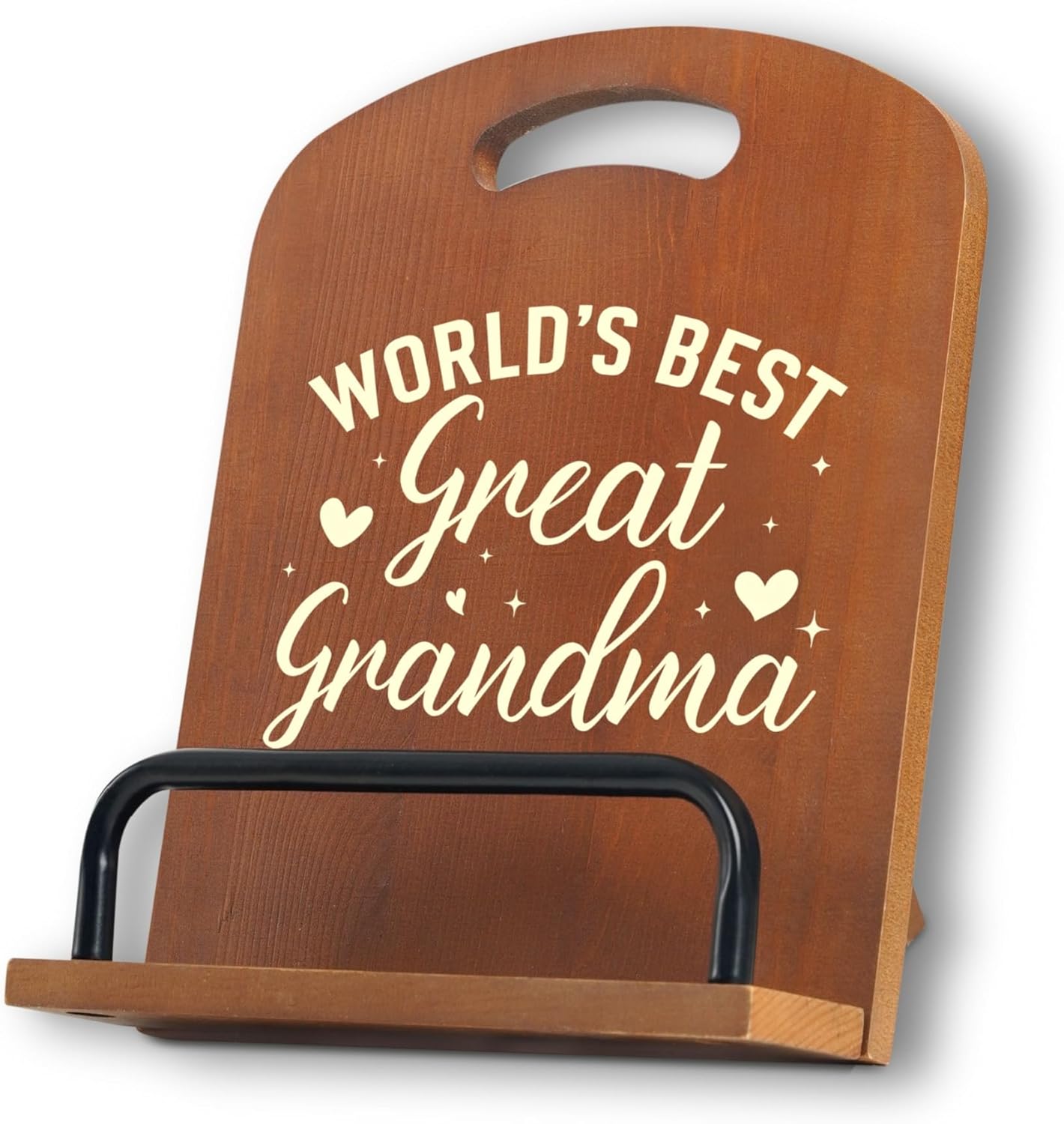 InnoBeta Great Grandma Gifts, Cookbook Stand for Kitchen Counter, Perfect Gifts for Great Grandma on Birthday, Adjustable Tablet Recipe Book Holder, Unique Vintage Kitchen Decor