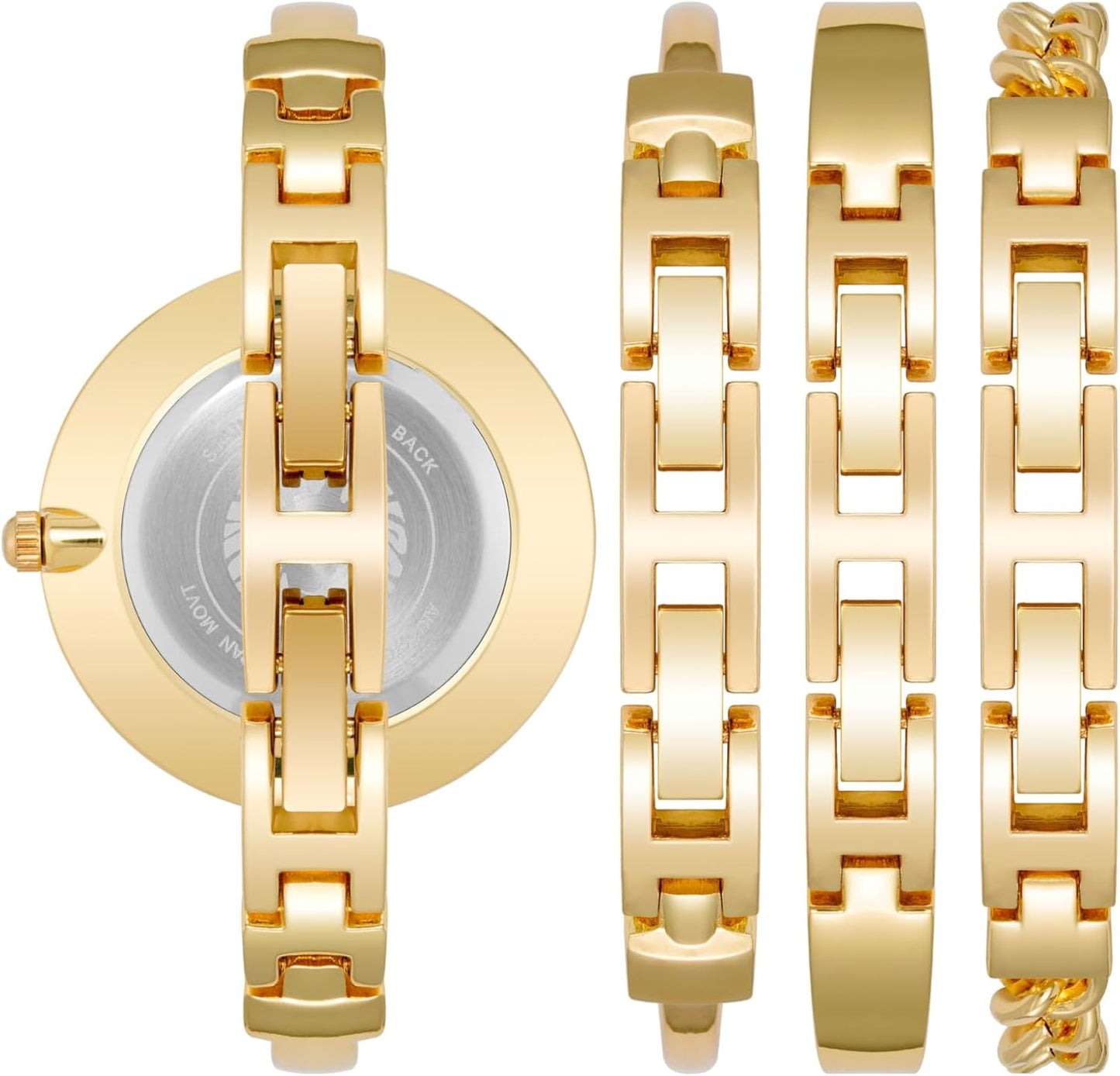 Anne Klein Women's Bangle Watch and Bracelet Set