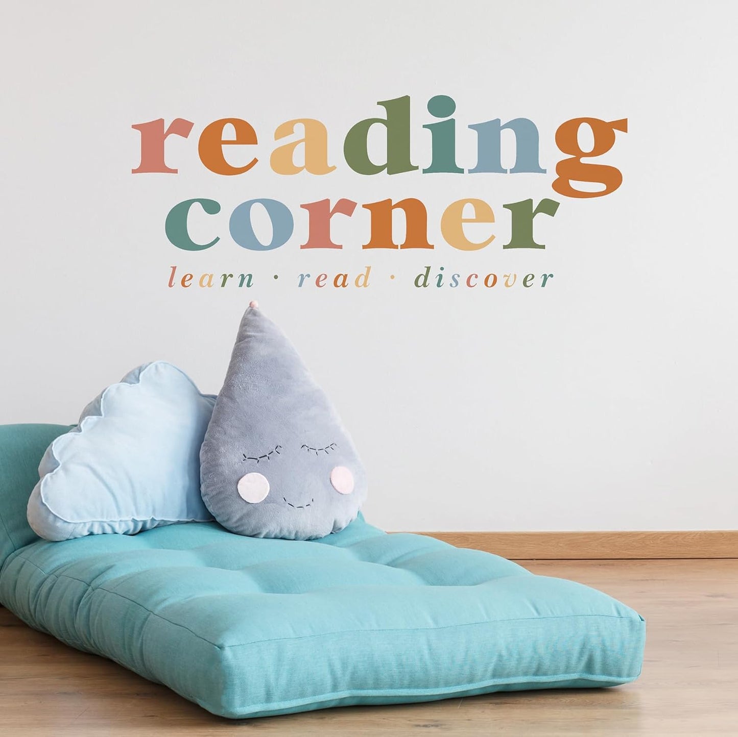 RoomMates Reading Corner Multicolor Wall Quote Decals, RMK5577GM