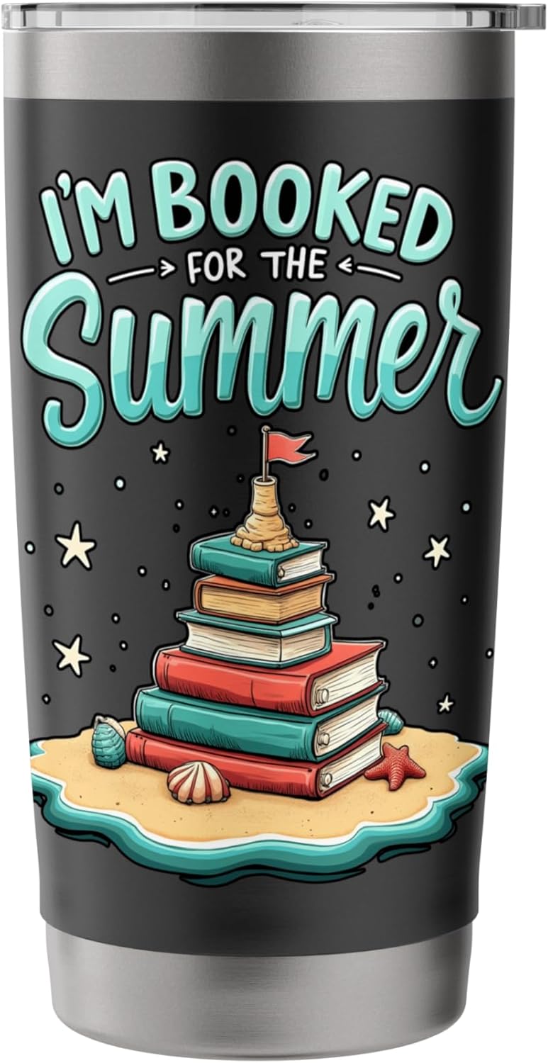 I'm Booked for the Summer Relaxing in Nature Reading Stainless Steel Insulated Tumbler