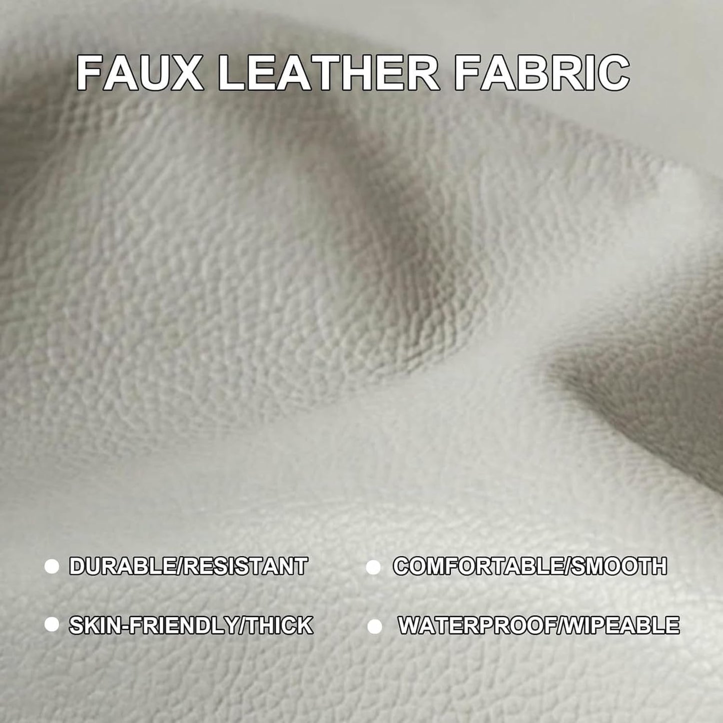 Bed Backrest Faux Leather Headboard Cushion Rectangle Reading Pillow Large Support Bolster Bedside Cushion for Daybed Bed Bunk Bed Removable Upholstered,Khaki,Straps/79x23x4In