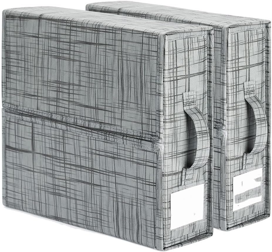 Underbed Storage Bag For Portable Foldable Quilt Wardrobe Clothes Box Organizer Large Capacity(D)