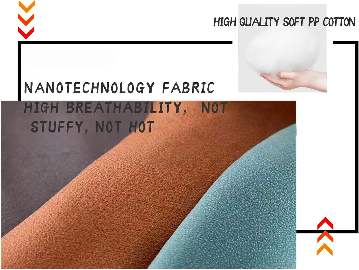 Large Wedge Headboard Pillow Bed Bolster Headboard Backrest Lumbar Support Cushion for Reading and Playing Games in Bed with Removable Cover(Size:No headboard 71"/180cm,Color:Brown)