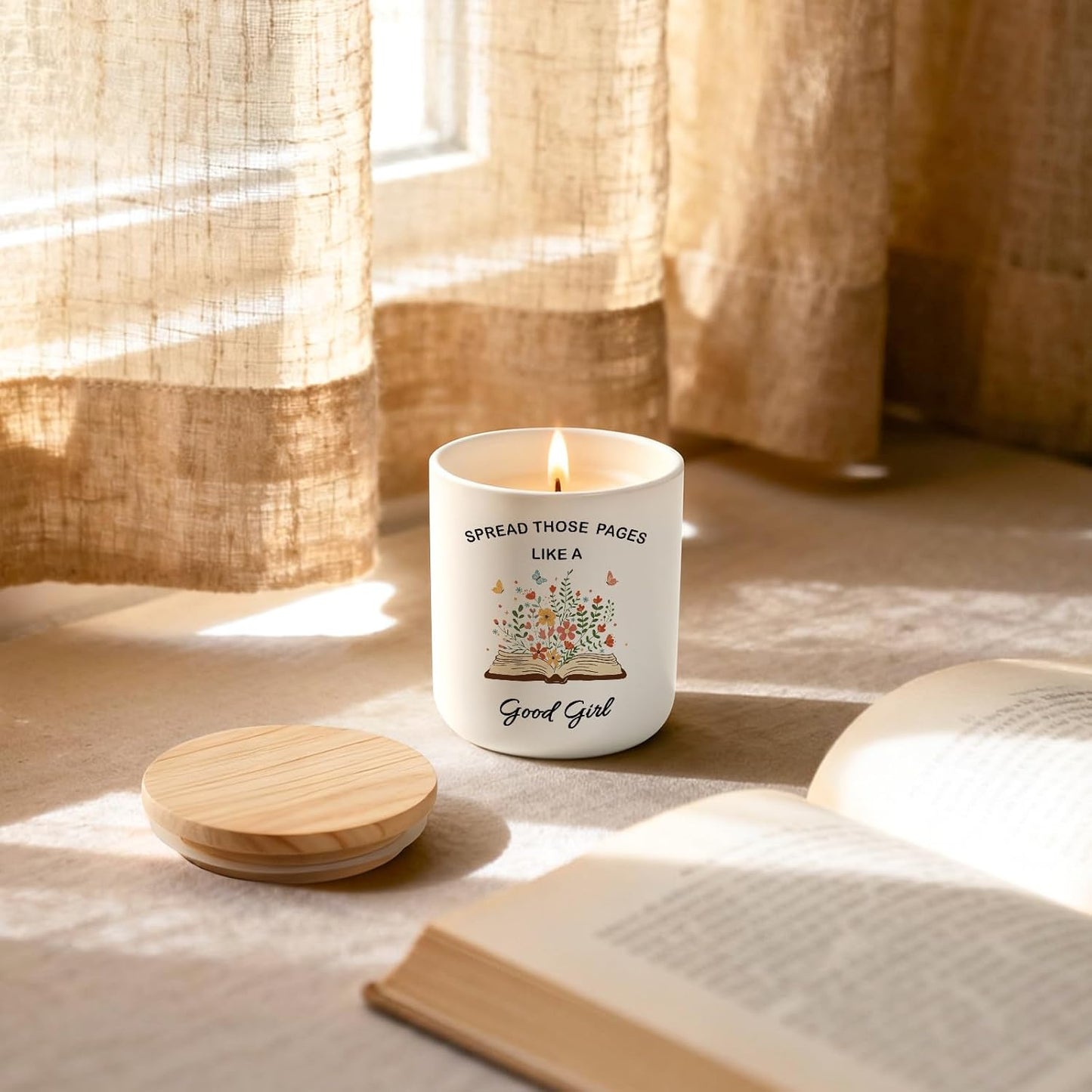 Book Lover Gifts for Women Men Readers - Scented Candles for Bookworms(7OZ) - Gifts for Book Lovers - Bookish Gift for Booktok Lovers