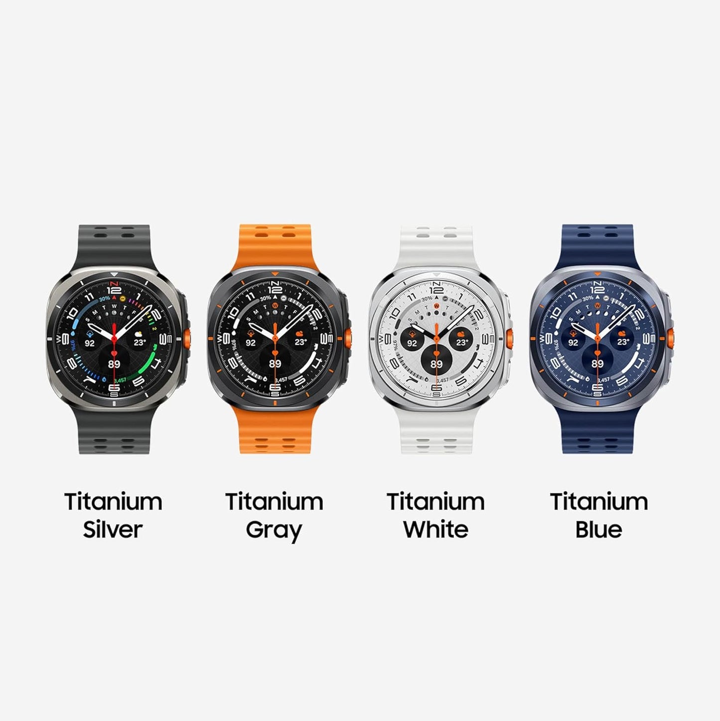 Samsung Galaxy Watch Ultra (2025) 47mm LTE Smartwatch, Titanium Casing, Advanced Sleep Coaching, Running Coach, Energy Score, Heart Rate Tracking, GPS, Titanium White [US Version, 2 Yr Warranty]