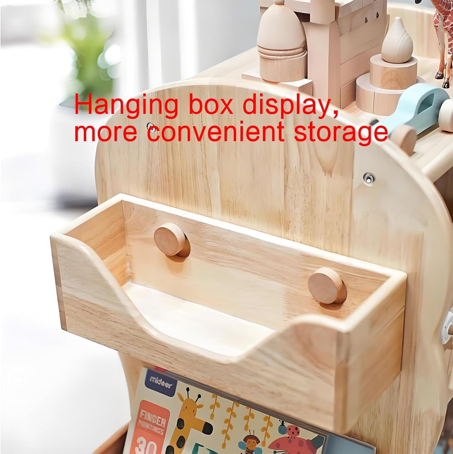 Rotating bookshelf,wooden bookcase,rotating bookshelf tower,spinning bookshelf,rotating book shelf,wood bookshelf,horizontal bookshelf,suitable for living room, bedroom, study, balcony