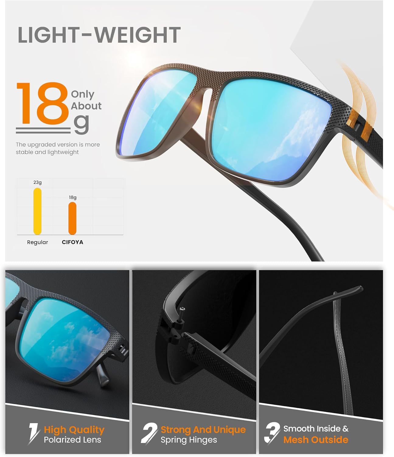 Sunglasses-Men Polarized Mens Sunglasses: Classic Women Sun Glasses UV Protection for Fishing Driving Golf 5PACK