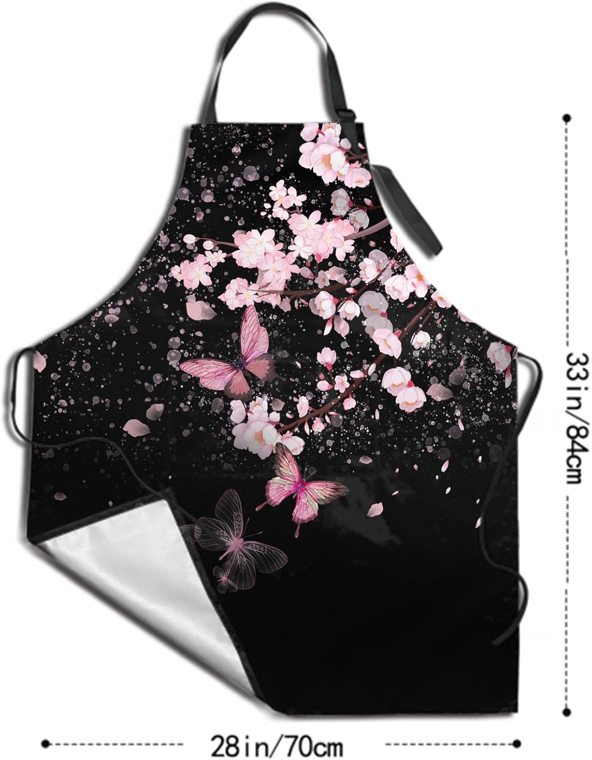 Apron with Pockets Aprons for Women Men Kitchen Chef Apron for Cooking Gardening Server Waitress Painting