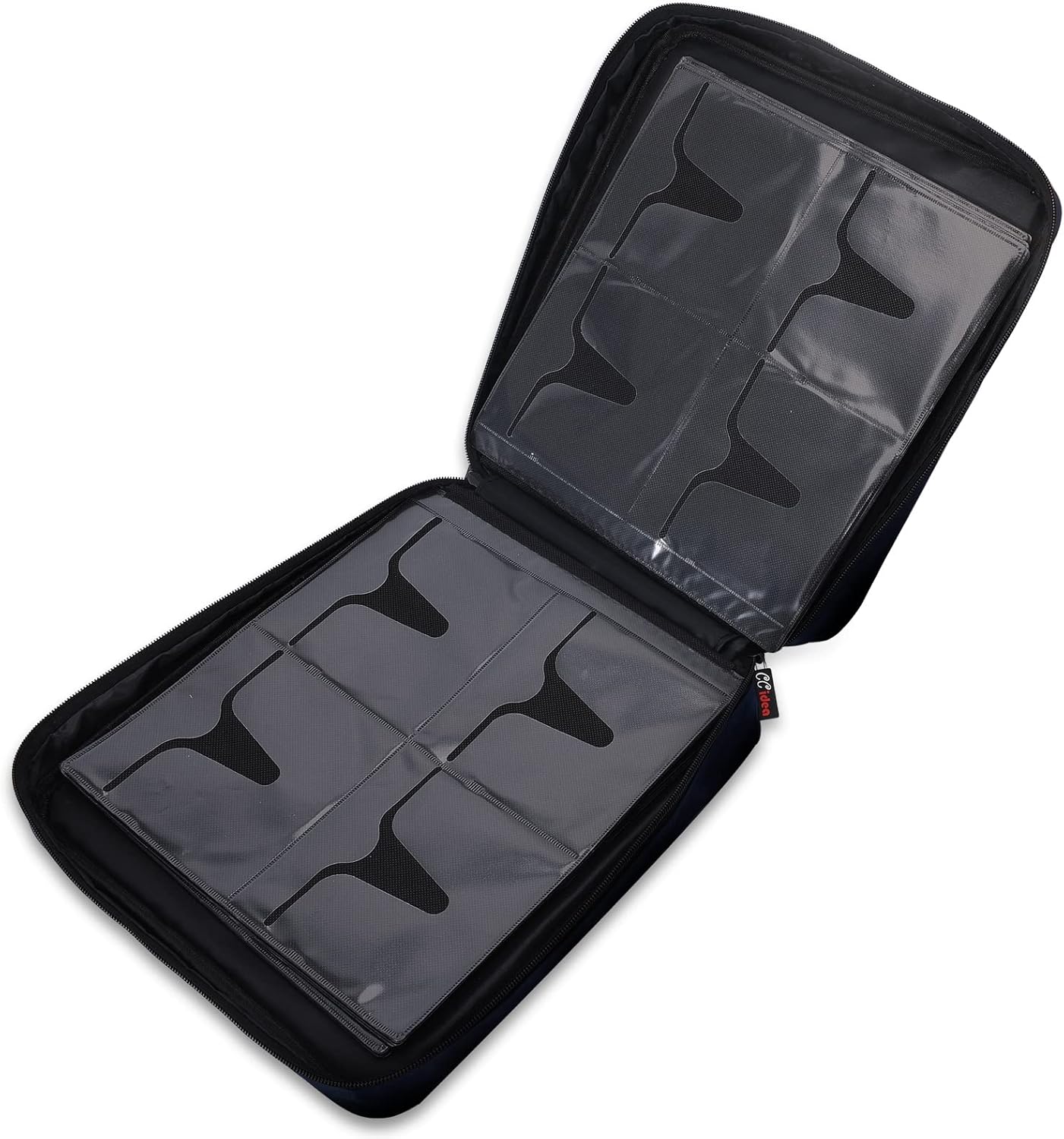 CCidea 200 Capacity CD/DVD Case Holder Portable Wallet Disc Storage Binder Nylon CD Bag for Car, Home, Travel Carrying Protector Organizer (200-Black)