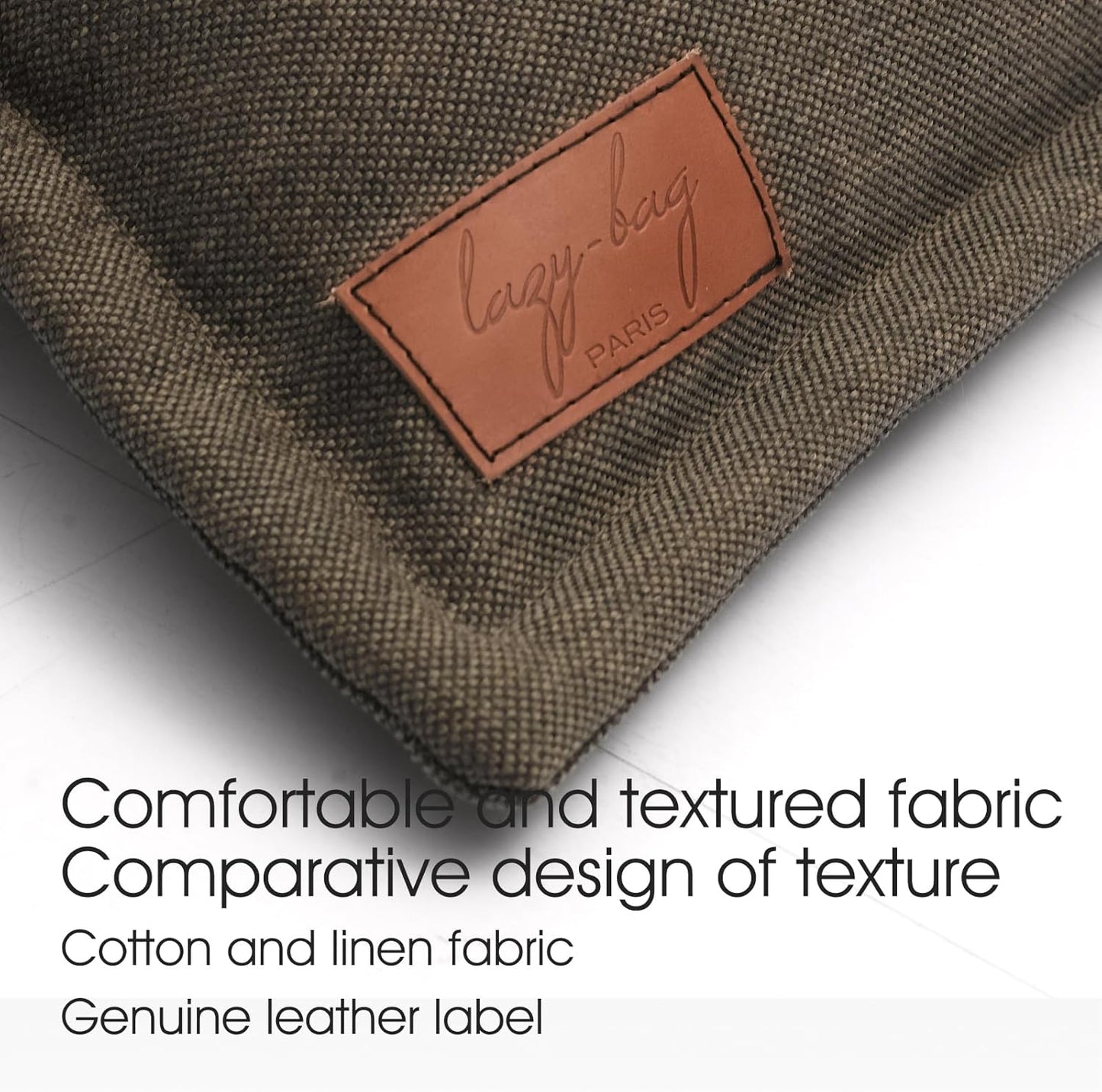 Luxembourg Bean Bag Chair Cover (No Filler) for Reading | Living Room, Bedroom | Adults | Storage Solution, Lazy Sofa