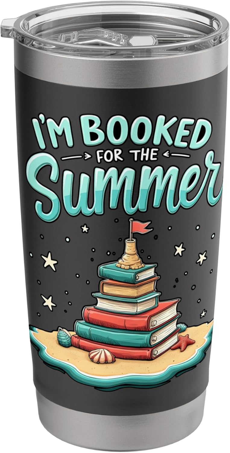 I'm Booked for the Summer Relaxing in Nature Reading Stainless Steel Insulated Tumbler