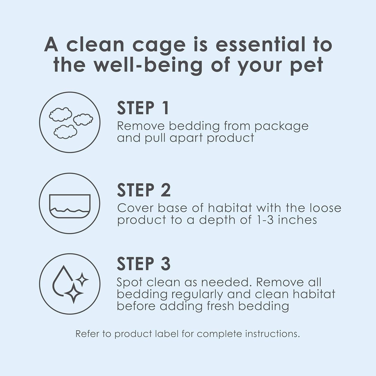 Kaytee Clean & Cozy White Paper Bedding, Made for Small Animals, 100 Liters, Pack of 2