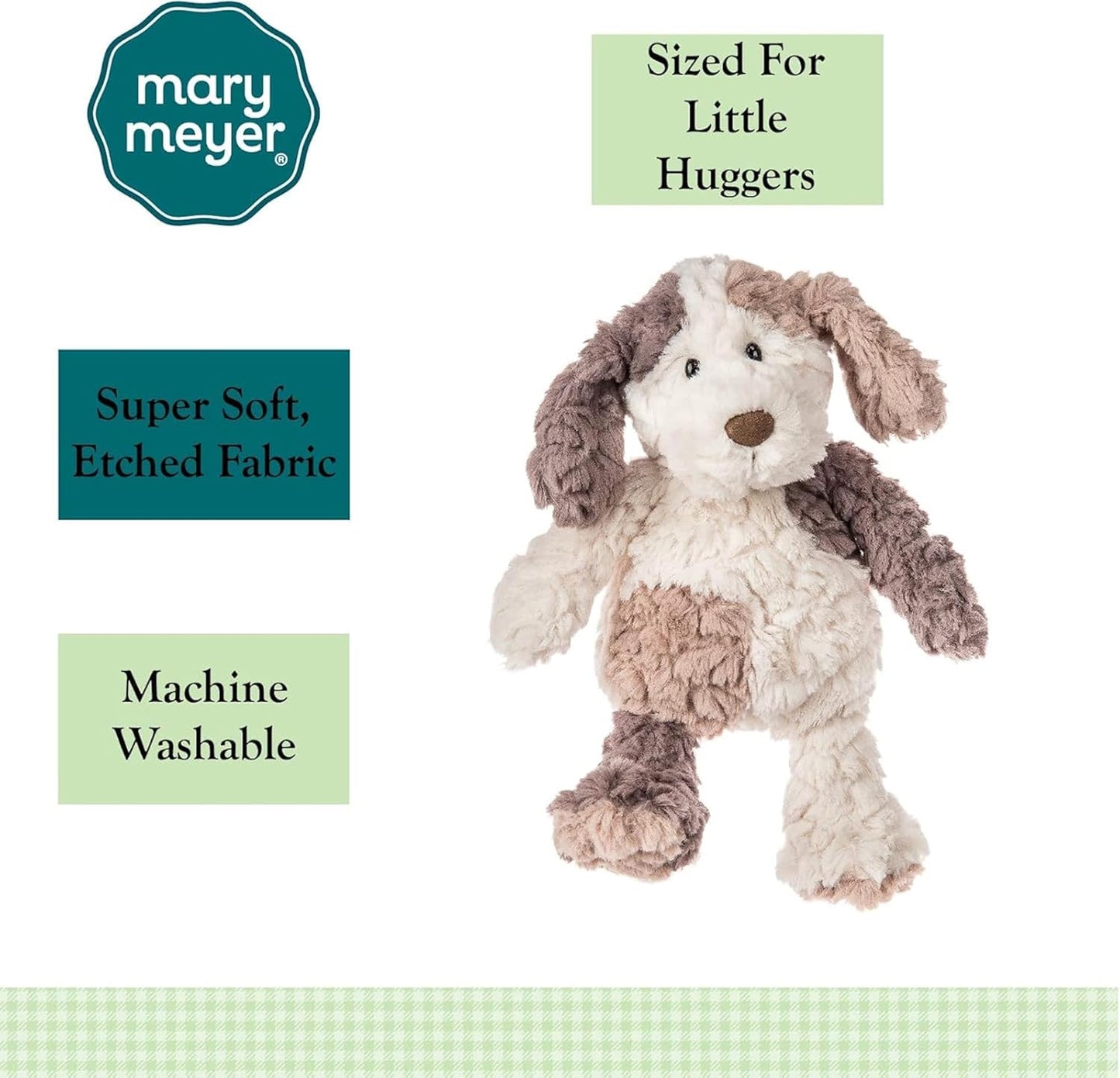 Mary Meyer Putty Stuffed Animal Soft Toy, 12-Inches, Cooper Pup