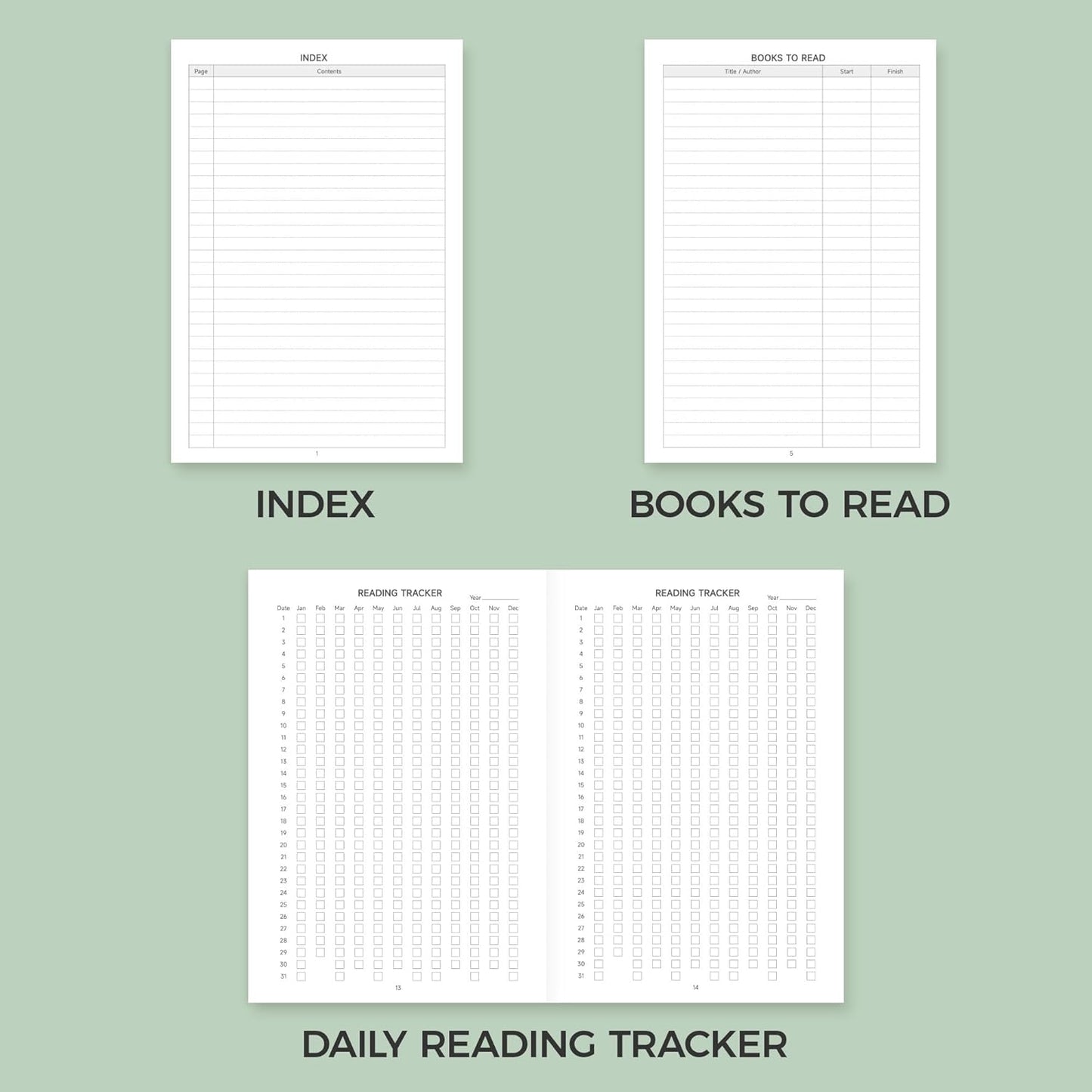 Verveorig Book Reading Journal with 60 Reviews, Reading Accessories & Bookish Gifts for Books Lovers & Readers Women, Hardcover Book Tracker Reading Log Journal, 5.7" x 8.3", Flowers