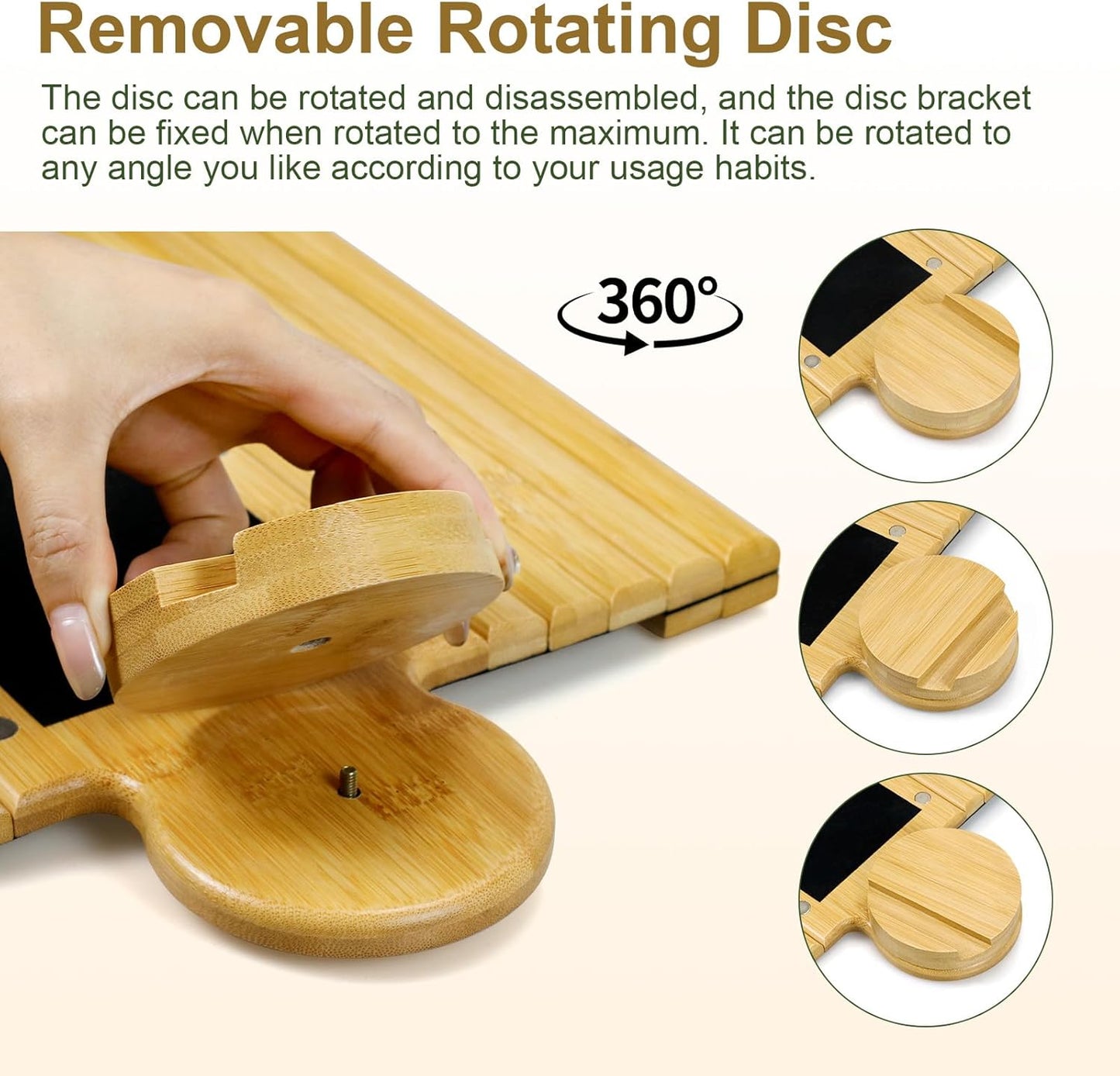 Couch Armrest Table, 3-in-1 Magnetic Removable Sofa Handrail Table,Bamboo Sofa Cup Holder for Meals, Beverages and Mobile Phones (Natural)