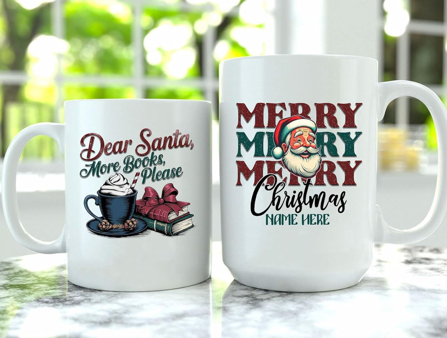Bookclub Lovers Cozy Reading Ceramic Mug 11oz 15oz Personalized Name Bookish Merry Christmas Coffee Gift
