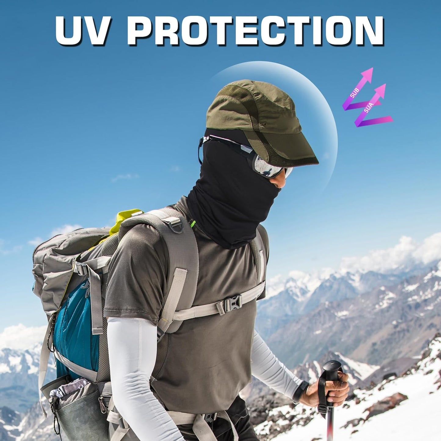Xeoxarel 6 Pack Balaclava Ski Mask for Men/Women, Full Face Cover