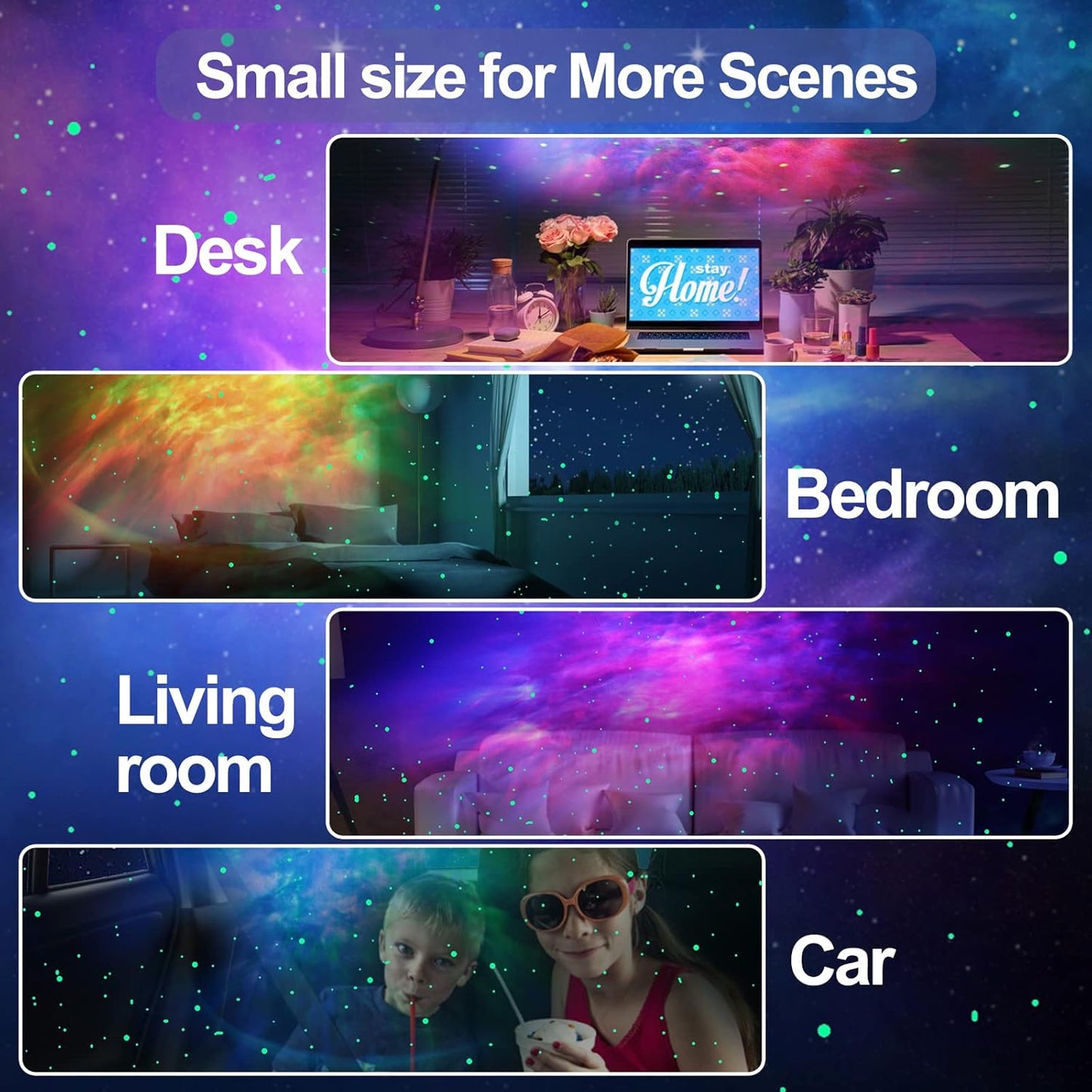 Astronaut Galaxy Projector Night Light for Kids Bedroom Star Projector with Remote Control, Aesthetic Nebula Astronaut Projector Ambient Lighting for Gaming Room, Home Theater, Ceiling, Party Decor